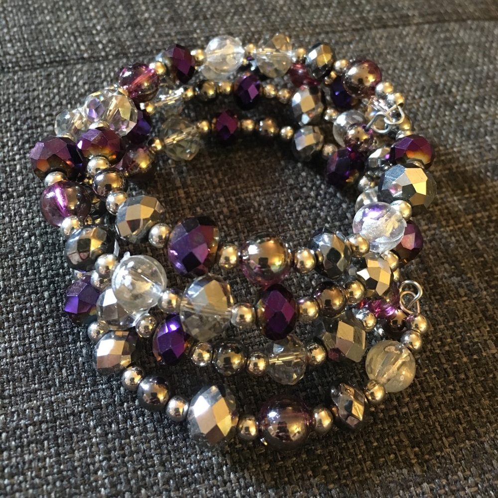 Fashion Purple Wrap Bracelet